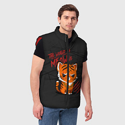 Мужской жилет ГОД ТИГРА 2022 THE YEAR OF THE TIGER 2022, цвет: 3D-красный — фото 2