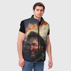Мужской жилет Disco Elysium Harrier Du Bois, цвет: 3D-черный — фото 2