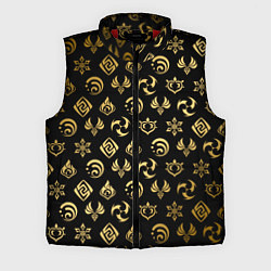 Мужской жилет GOLDEN GENSHIN IMPACT PATTERN ЗОЛОТО ГЕНШИН ИМПАКТ