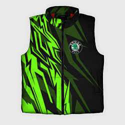 Мужской жилет Skoda Узор, цвет: 3D-красный