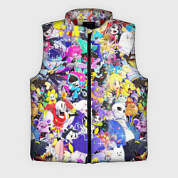 Мужской жилет UNDERTALE PATTERN HEROES, ВСЕ ГЕРОИ ИГРЫ, цвет: 3D-красный