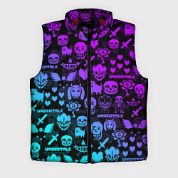 Мужской жилет UNDERTALE NEON PATTERN УЗОР