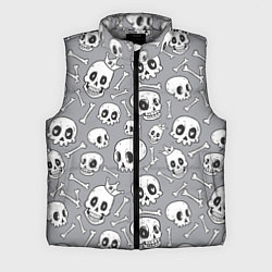 Мужской жилет Skulls & bones, цвет: 3D-светло-серый