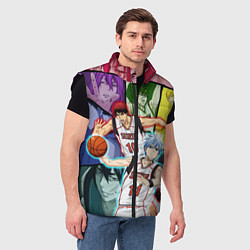 Мужской жилет Kuroko no Basuke Баскетбол Куроко, цвет: 3D-черный — фото 2