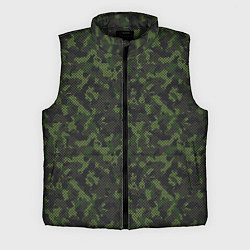 Мужской жилет Камуфляж с холстовой сеткой, цвет: 3D-черный