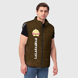 Мужской жилет LALAFANFAN - МИЛОТА Потертости, цвет: 3D-светло-серый — фото 2