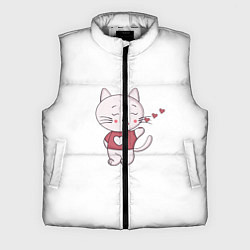 Мужской жилет Целую тебя, цвет: 3D-светло-серый