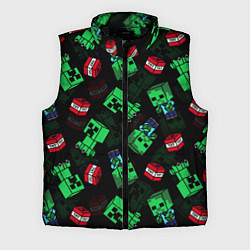 Мужской жилет Майнкрафт Minecraft, цвет: 3D-черный