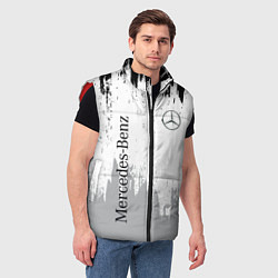 Мужской жилет Mercedes-Benz - Текстура, цвет: 3D-красный — фото 2