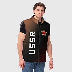 Мужской жилет USSR - ЗВЕЗДА, цвет: 3D-светло-серый — фото 2