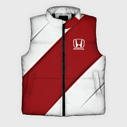 Мужской жилет Honda - Red sport, цвет: 3D-черный