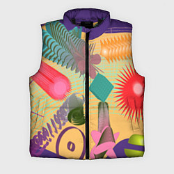 Мужской жилет Марсианский пейзаж, цвет: 3D-черный