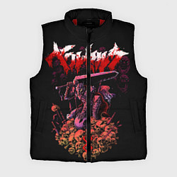 Мужской жилет Берсерк на черепах Berserk Клеймо, цвет: 3D-красный