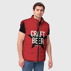 Мужской жилет CRAFT-BEER, цвет: 3D-красный — фото 2