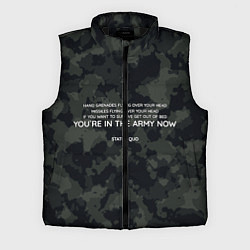 Мужской жилет ARMY NOW, цвет: 3D-черный