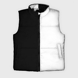 Мужской жилет Black and white чб, цвет: 3D-черный