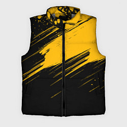 Мужской жилет Black and yellow grunge, цвет: 3D-светло-серый