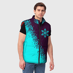 Мужской жилет ГЕНШИН ИМПАКТ - КРИО Арт, цвет: 3D-красный — фото 2