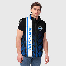 Мужской жилет Ниссан Паттерн, цвет: 3D-светло-серый — фото 2