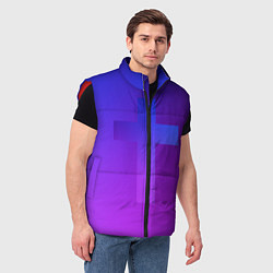 Мужской жилет Крест в неоне, цвет: 3D-красный — фото 2