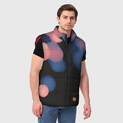Мужской жилет Мягкие капли, цвет: 3D-красный — фото 2