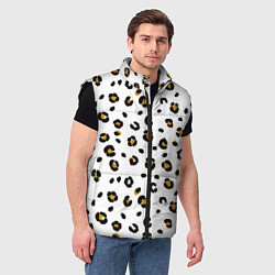 Мужской жилет Пятна леопарда leopard spots, цвет: 3D-черный — фото 2