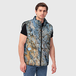 Мужской жилет Скала Текстура, цвет: 3D-светло-серый — фото 2