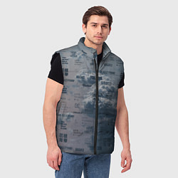Мужской жилет BTS Дискография, цвет: 3D-черный — фото 2