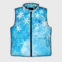 Мужской жилет Новогодние снежинки