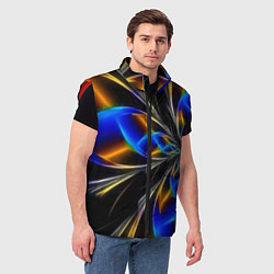 Мужской жилет Neon vanguard pattern Fashion 2023, цвет: 3D-красный — фото 2