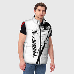 Мужской жилет The prodigy - логотип, цвет: 3D-красный — фото 2