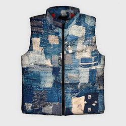 Мужской жилет Patchwork Jeans Осень Зима 2023