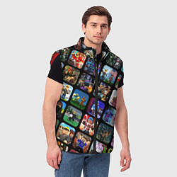 Мужской жилет ROBLOX СЮЖЕТЫ, цвет: 3D-красный — фото 2