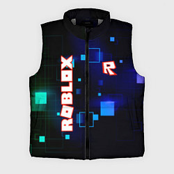 Мужской жилет ROBLOX неоновые кубики, цвет: 3D-светло-серый