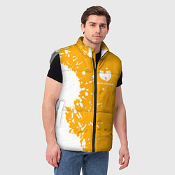 Мужской жилет Wu-tang clan маленькое лого, цвет: 3D-светло-серый — фото 2