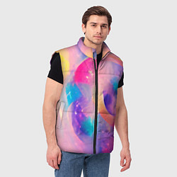 Мужской жилет Многообразие красок, цвет: 3D-черный — фото 2