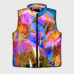 Мужской жилет Красочный цветочный паттерн Лето Colorful floral p
