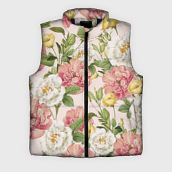 Мужской жилет Цветы Английские Розы