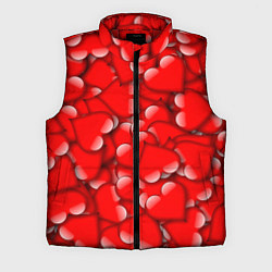 Мужской жилет LOVING HEARTS, цвет: 3D-красный