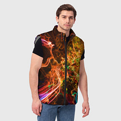 Мужской жилет Рождение новой звезды The birth of a new star, цвет: 3D-светло-серый — фото 2