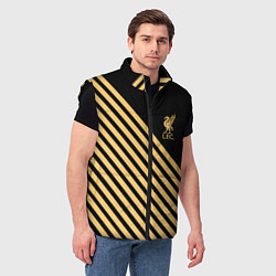 Мужской жилет Liverpool ливерпуль полосы, цвет: 3D-черный — фото 2