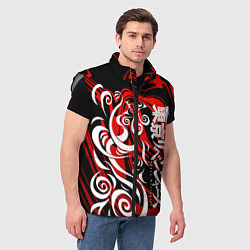 Мужской жилет ТОКИЙСКИЕ МСТИТЕЛИ МАНГА, цвет: 3D-светло-серый — фото 2