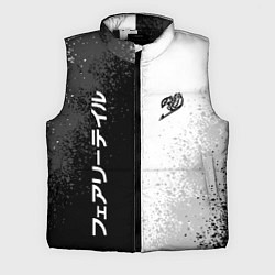 Мужской жилет FAIRY TAIL BLACK AND WHITE LOGO, цвет: 3D-черный