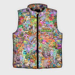 Мужской жилет MY SINGING MONSTERS Все персонажи, цвет: 3D-черный