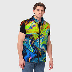 Мужской жилет The Poisonous Palette, цвет: 3D-красный — фото 2