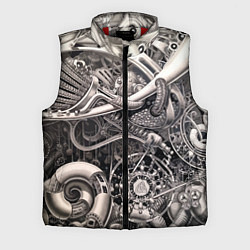Мужской жилет Межпланетная урбанистическая футуристическая компо, цвет: 3D-красный