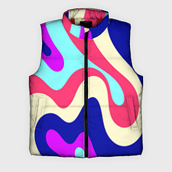 Мужской жилет КАРАМЕЛЬНЫЕ ВОЛНЫ, цвет: 3D-красный