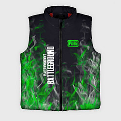Мужской жилет Pubg - зелёное пламя