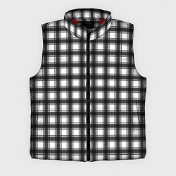 Мужской жилет Black and white trendy checkered pattern