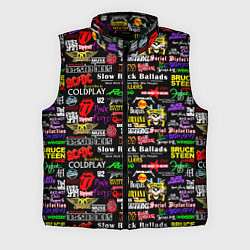 Мужской жилет Best rock ballads, цвет: 3D-черный